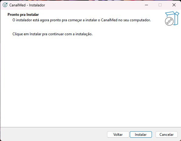 Print 4: tela "Pronto para instalar"